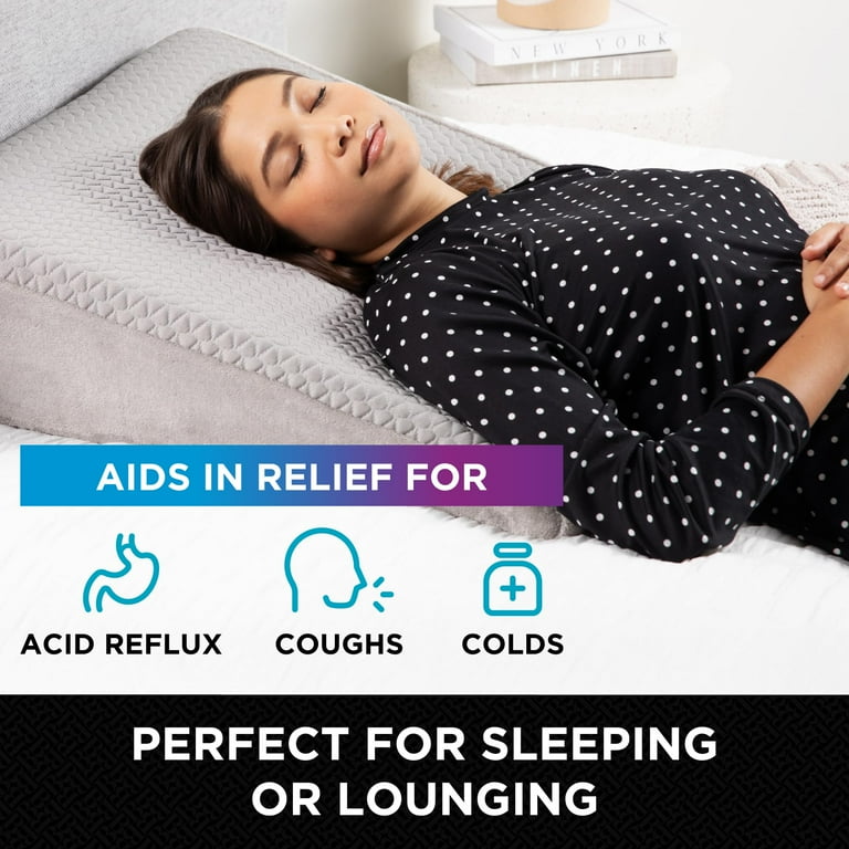 Brookstone Cooling Comfort Bed Wedge Pillow – Supportive Memory