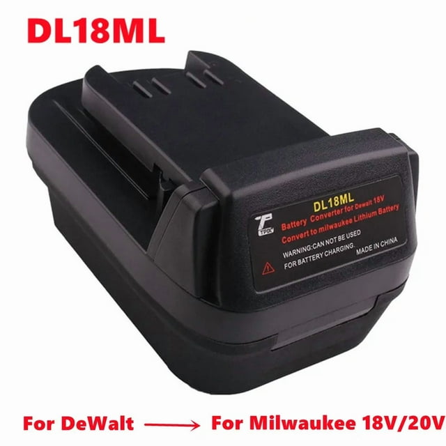 Power Tool Adapter Converter For De*walt 20V Li-ion Battery for Mil*wau*kee 18V Tools