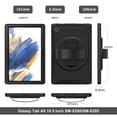 thumbnail image 3 of For Samsung Galaxy Tab A8 10.5 2021 Shockproof TPU + PC Tablet Case(Black) For Samsung Galaxy Tab A8 10.5 2021, 3 of 7