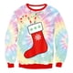 thumbnail image 5 of Sudadera navideña fea para hombre y mujer, suéter familiar para parejas, jersey rojo divertido de gran tamaño, novedad de invierno de 2024, 5 of 5