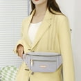 thumbnail image 5 of Student Party leisure purse PU multi-style fashion Korean couple shoulder purse commuter bag - grey, 5 of 5
