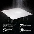 thumbnail image 5 of Smooth Pro White Ceiling Tiles - Easy Drop-in Installation – Waterproof, Washable and Fire-Rated - High-Grade PVC to Prevent Breakage - Package of 12 Tiles, 5 of 9