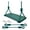Green, variant on KINSPORY Wooden Swing Seat with Adjustable Rope for Outdoor Use