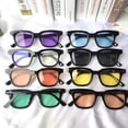 thumbnail image 1 of Gafas de sol de moda con montura pequeña y cuadrada cruzada, 1 of 4