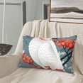thumbnail image 5 of Xecao Cockatoo Red Berries for Decorative Throw Pillow Case for Couch,Sofa or Bed Set,Pillow Cover for Sofa Home Decor Ideal Gift(Pillow core not included)-16"x24", 5 of 6
