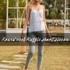 thumbnail image 5 of Chaleco de mujer Camiseta transpirable de color sólido Camiseta suelta de verano para niña, Azul claro, L Vogacara AP001244-11, 5 of 7