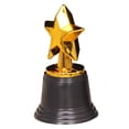 thumbnail image 3 of Trofeo Estrella, premio de plástico dorado, premios escolares para niños, 3 of 4