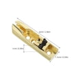 thumbnail image 2 of Phenofice 4Pcs Electric Bass Bridge Golden Metal for Headless Bass with Split String Design and Precision Tuning, 2 of 6
