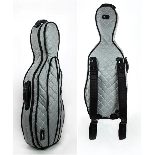 Tonareli Viola Case Cover For VAF Shaped Fiberglass Cases - VACCS 1003 Silver