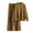 Brown, variant on YOIAVAIOY Women Solid Knitted Sets 2 Piece Fall Winter Outfits Loose Pullover Sweaters Wide Leg Pants Elegant Lounge Set Casual Matching Sets Gray Free Size