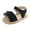Black, variant on Baby Girls Sandals Infant Summer Beach Shoes Anti Slip Rubber Sole Outdoor First Walking Crib Shoes Black 9-12 Months