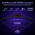 thumbnail image 6 of Deco Gear 49" 120Hz Gaming Monitor, DQHD 5120x1440, Curved Monitor for Computer, 32:9, 1ms MPRT, USB-C 65W, Built-In KVM, HDR, Adaptive Sync, 6 of 10