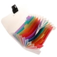 thumbnail image 1 of Carpeta de archivos expandible A6 shamjiam 13 bolsillos organizadora etiquetas coloridas, 1 of 8