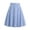 *Blue, variant on Women's High Waisted Striped Pleated A Line Skirt,Casual Flared Skirt Yellow,Women's Plus XXL