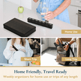 thumbnail image 4 of ComfiTime Pill Organizer – 28-Day Large Monthly Pill Case, Once-a-Day (Daily), Includes 4 Weekly Travel Pill Boxes/Containers, Pill Dispenser/Reminder for Medication, Supplements and Vitamins, Black, 4 of 12