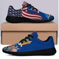 thumbnail image 3 of New York Stte EaStrn Bluebird and Wild Rose Flower Shoes Sneakers Black Size 7, 3 of 7