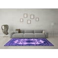 thumbnail image 3 of Ahgly Company Indoor Rectangle Oriental Purple Industrial Area Rugs, 2' x 4', 3 of 4