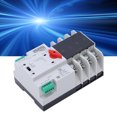 thumbnail image 4 of Interrupteur de Transfert Automatique, Contacts Argentés Ininterrompus Double Commutateur de Puissance Bobine AC230V pour Boîte de Distribution PZ30 125a, 100a, 63a, 4 of 8