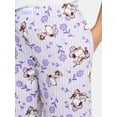 thumbnail image 5 of Peanuts Women’s Snoopy Print Hacci Knit Wide Leg Sleep Pants, Sizes XS-3X, 5 of 6