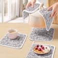 thumbnail image 5 of Purple Floral Leaf Pot Holders for Kitchen Heatproof Potholder, 5 Pack Retro Farmhouse Plant Tree Branch Hot Pads Multipurpose Oven Pads Cloth Potholders Trivet for Cooking Baking, 5 of 8