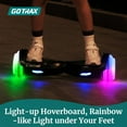 thumbnail image 5 of GOTRAX Pulse Max Hoverboard for Kids Ages 6+, Bluetooth Speaker, LED Lights, 6 Mile Range, Dual 250W Motor Hoverboard,Blue, 5 of 11