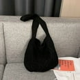 thumbnail image 6 of Women's Crochet Tote Bag Knitted Shoulder Crossbody Handbags Aesthetic Shopping Bag Cute Purses Crocheted Hobo Bag, 6 of 7