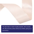 thumbnail image 3 of Uxcell Satin Ribbon, Single Face Polyester Satin Ribbon for Gift Wrapping, Crafts Champagne 1 inch, 3 of 3