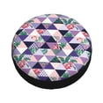 thumbnail image 4 of Xecao Plaid Flamingo for Tire Covers: Waterproof, dust-proof, and universally fitting for trailers, SUVs, 4 of 8