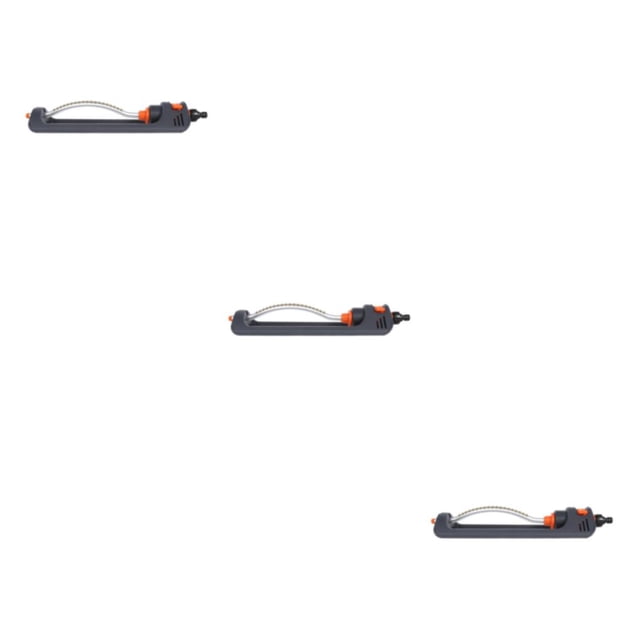 Youkk Easily Adjust Watering Pattern Oscillating Sprinkler Durabilityextra-large Base Can With Stand Any Orange black 3Set