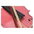 thumbnail image 5 of 4/4 Full Size Beginner Solid Wood Violin, Christmas Festival Gift Violin with Case Bow and Rosin for Kids Student (pink), 5 of 9