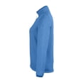 thumbnail image 6 of CORE365 CE73W Women's Venture Heathered Stripe Quarter-Zip Pullover-True Royal/ White-M, 6 of 6