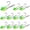 Yellow Green, variant on Jig Heads Kit Fishing Jig Head Hooks with Willow Blade Swimbait Jig Head Weighted Spin Head Jig Lures 1/4oz 3/8oz 1/2oz for Crappie Bass