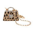 thumbnail image 2 of Llavero de coche Jadeshay Llavero de bolso de leopardo Llavero exquisito Llavero de pulsera, 2 of 14