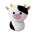 thumbnail image 1 of Lindo muñeco de peluche de vaca, juguete de peluche suave y abrazable. Blanco negro, 1 of 9