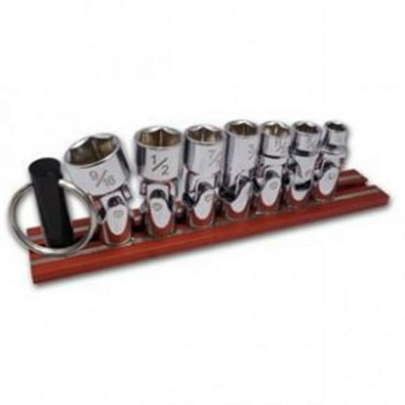 Vim Tools VMVU400 0.25 in. Flex SAE Socket Set - 7 Piece