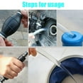 Car Fuel Pump Rubber Manual Liquid Oil Transfer Pump Petrol Diesel Hand