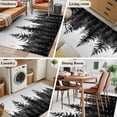thumbnail image 6 of Black Mist Forest Area Rug Washable 3x5 Entryway Rug Non-Slip Indoor Low Pile Retro Country Watercolor Tree Scenery Floor Carpet Small Rugs for Bedroom Office Living Room Kitchen Entrance Nursery, 6 of 9