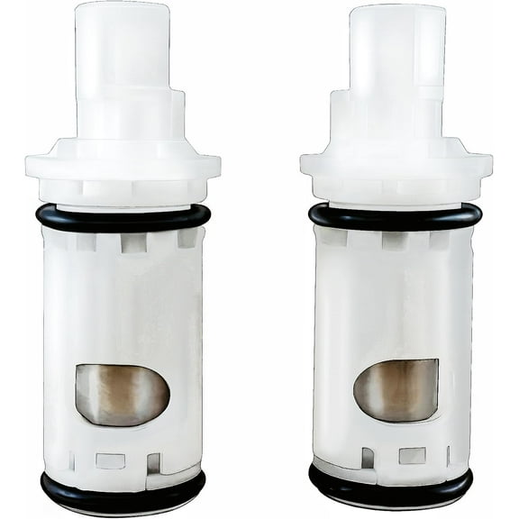 RVKXHD 1224 / 1224B Faucet Cartridge Replacement 2-Pack for Moen Two-Handle Faucets & Tub Showers, Fix Leaks, Hot & Cold Water, Smooth Rotation