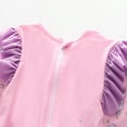 thumbnail image 5 of GYRATEDREAM Toddler Baby Girls One Piece Swimsuit Kids UPF 50+ Long Sleeve Bathing Suit Zipper Beach Rashguard Swimwear for 2-9 Years, 5 of 8