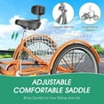 thumbnail image 6 of ABORON Adult Tricycle 7 Speed, Three Wheel Bikes for Seniors, Adults, Women, Men, 24/26-Inch Wheels, Cargo Basket, Multiple Colors, 6 of 13
