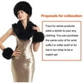 thumbnail image 4 of Visland Women Faux Fur Hat, Thickened Cold-proof Warm Plush Cap for Winter Outdoor 1PC, 4 of 5