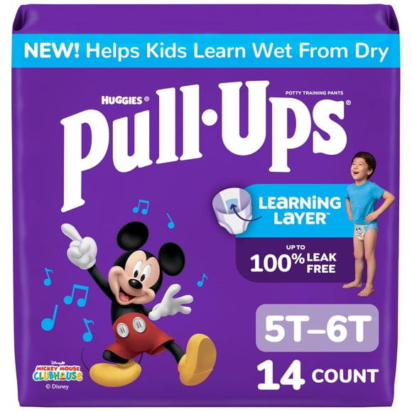 Pañales Entrenadores para Niños Pull-Ups 5T-6T Paquete de 14