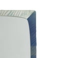 thumbnail image 2 of Ambesonne Scenery Fitted Sheet, New York Usa Roof View, Queen Size, Grey White and Pink, 2 of 2