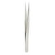 thumbnail image 1 of Pinzas de extensión de pestañas de material acero inoxidable profesion, de herramientas rectas y curvas para pestañas postizas, kit de pinzas para cort - Derecho, 1 of 6