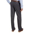 thumbnail image 2 of IZOD Men's Dress Pants Flat Front Straight Leg Performance (Gray, 36x30), 2 of 5