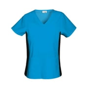 Angle View: Women's Premium Collection Flexible V-Neck Scrub Top