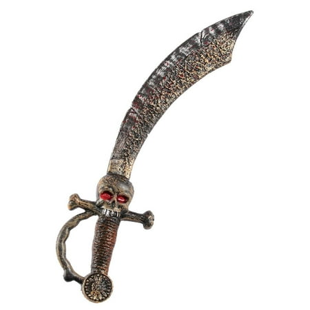 Pirate Skull Scimitar Sword Costume Accessory