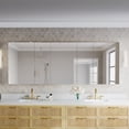 thumbnail image 6 of ANGELES HOME 84" x 32" Copper-Free Mirror Medicine Cabinet with Recessed or Surface Mount, Soft-Close Hinges, 15 Adjustable Glass Shelves, 6 of 14