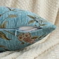 thumbnail image 3 of Unique Bargains Throw Pillow Covers Set of 2, Floral Decor Cushion Cover Green 18" x 18", 3 of 6
