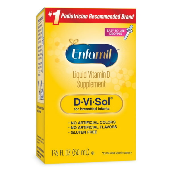 Enfamil DViSol Infant Vitamin D Liquid, 400IU, 50Ct
